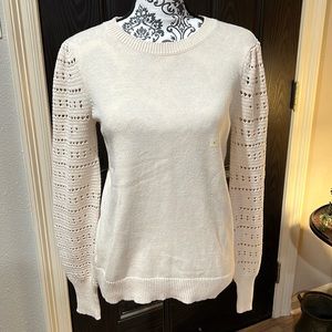 NWT Beautiful Ivory Sweater Small Ann Taylor